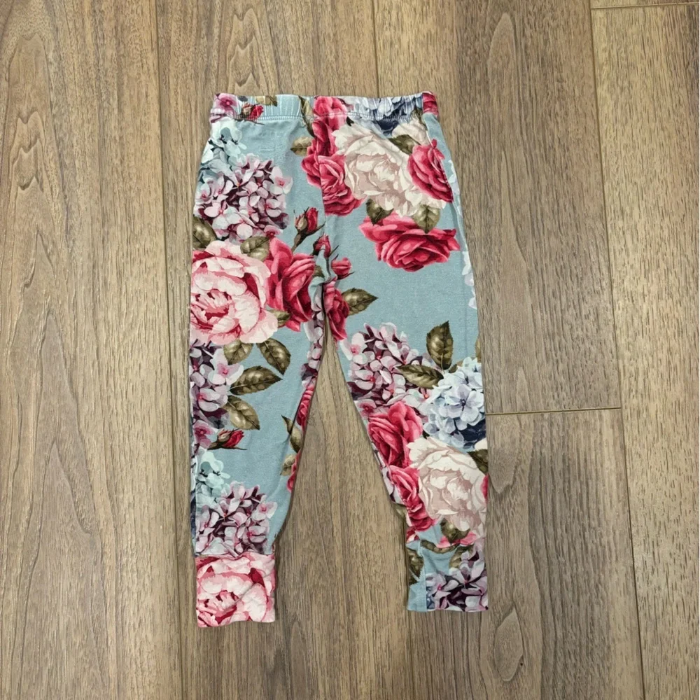 Posh Peanut Bamboo Floral Print Pants